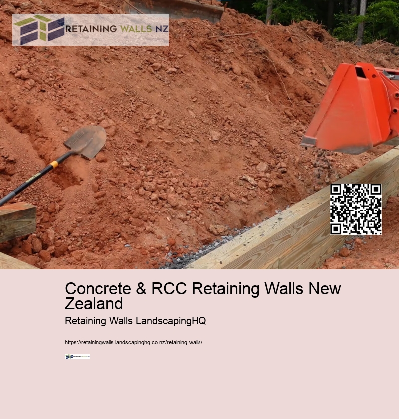 Concrete & RCC Retaining Walls New Zealand