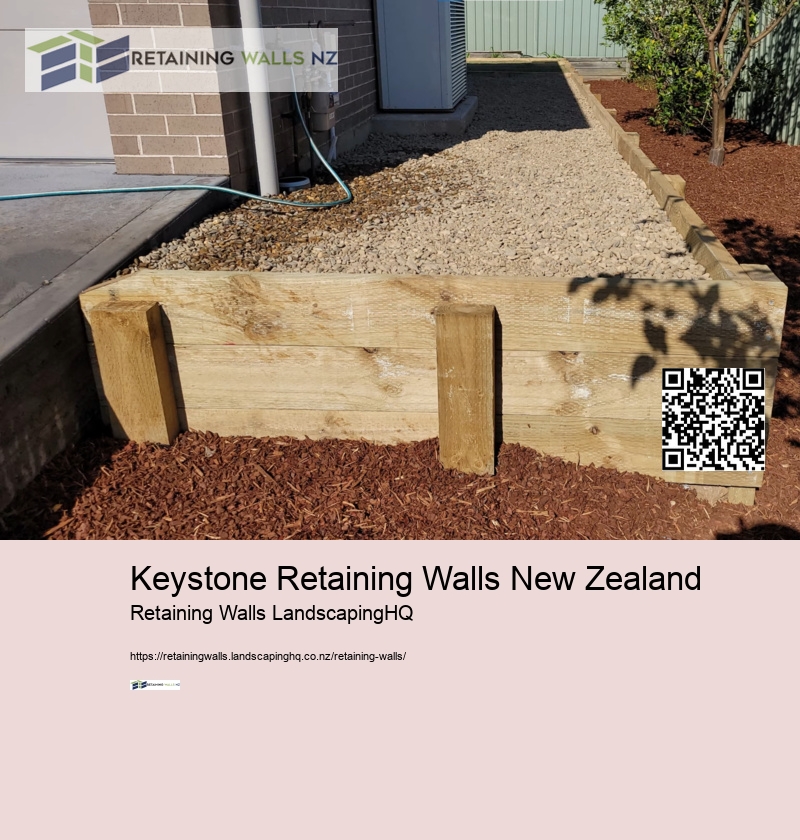 Timber Look Concrete Retaining Wall