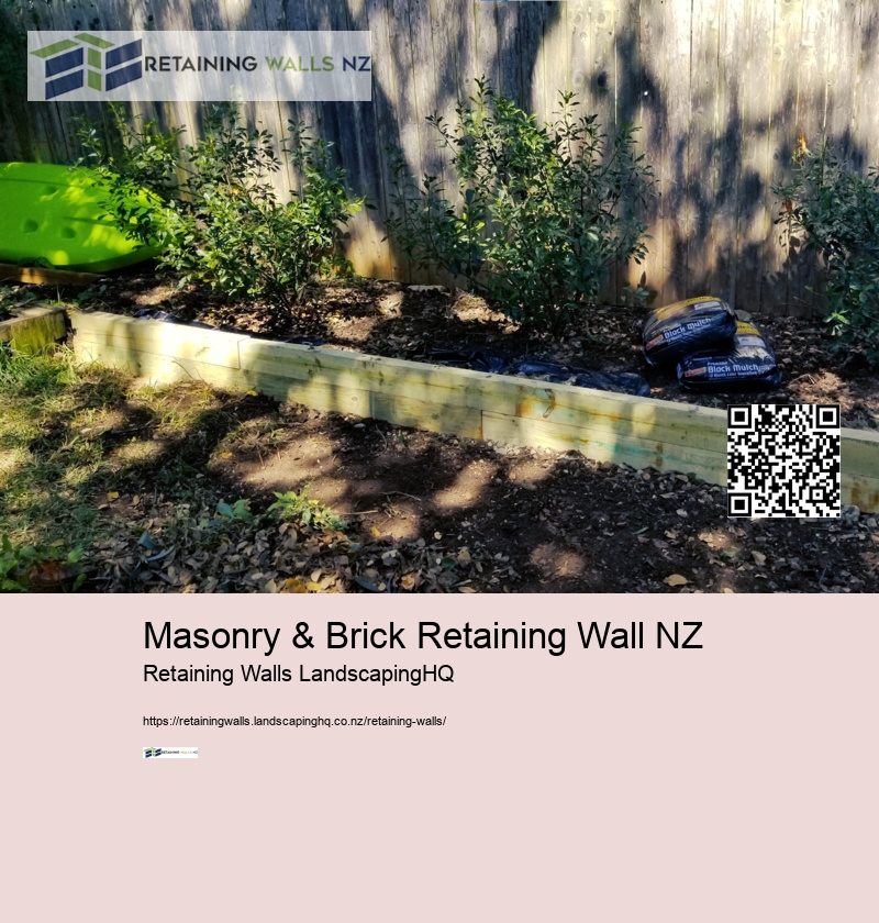 Concrete Block Wall Garden