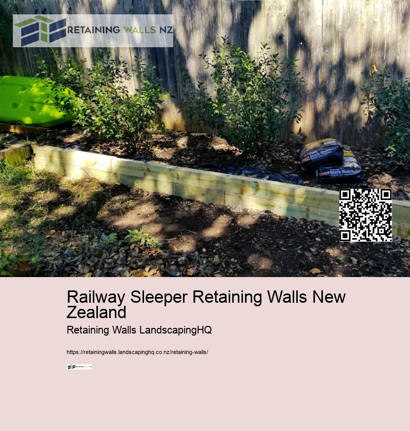 Railway Sleeper Retaining Walls New Zealand