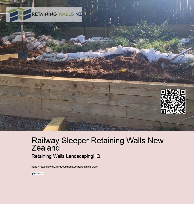 Building A Railway Sleeper Retaining Wall